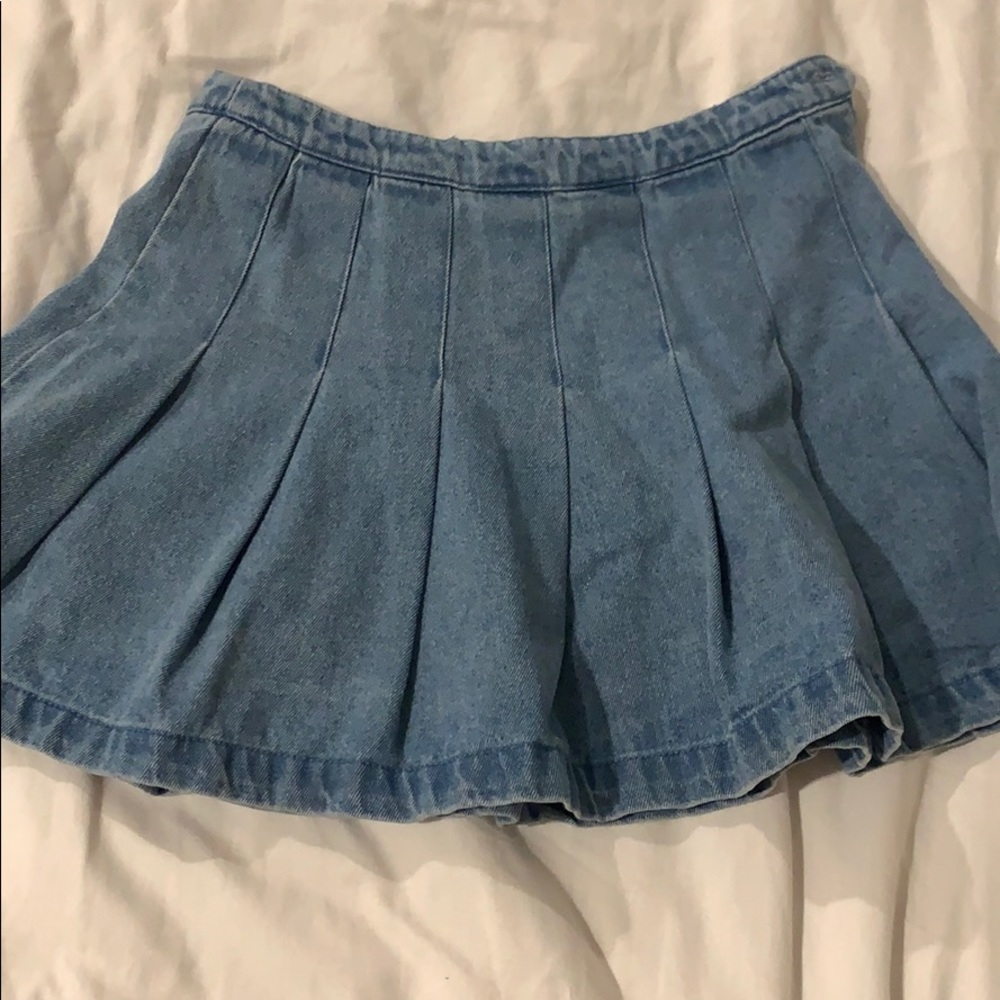 Denim MINI skirt